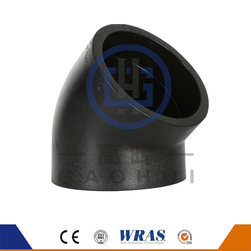 HDPE priză Fusion 45 ° cot