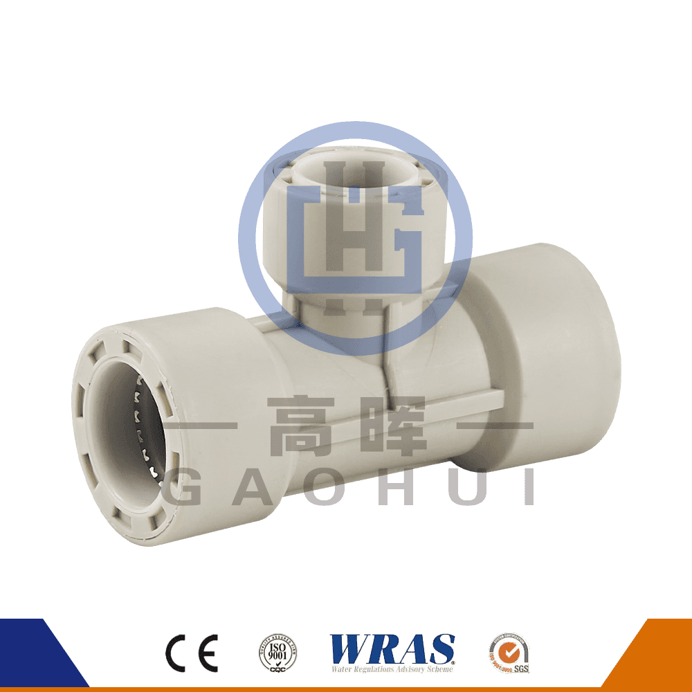 PP Equal Tee este utilizat special pentru a conecta trei conducte de aceeași dimensiune în același sistem de conducte